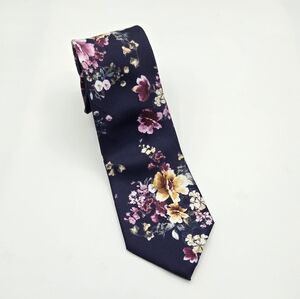 Express | Navy Floral Tie